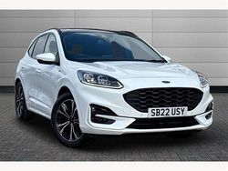White Used 2022 Ford Kuga ST-Line X SUV | £22,195 (A bit pricey)
