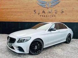 Silver Used 2021 Mercedes C220 AMG line Sedan | £21,990 (Fair price)