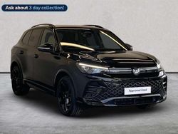 Black New 2025 VW Tiguan R-line SUV | £38,460