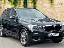 Black Used 2021 BMW X3 M Sport SUV | £30,983 (Fair price)