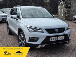White Used 2016 Seat Ateca Ecomotive SUV | £9,450 (A bit pricey)