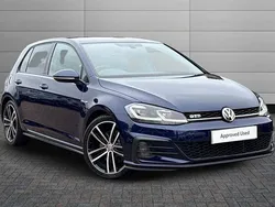 Blue Used 2018 VW Golf VII GTD Hatchback | £14,650 (Fair price)
