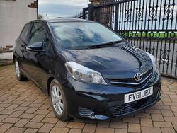 Black Used 2012 Toyota Yaris Hatchback | £3,950 (Good price)