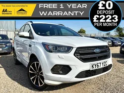 White Used 2017 Ford Kuga ST-Line SUV | £8,740 (Fair price)