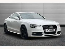 White Used 2016 Audi A5 S-Line Coupe | £10,990 (Fair price)