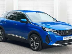 Blue Used 2021 Peugeot 3008 Allure SUV | £17,709 (Fair price)