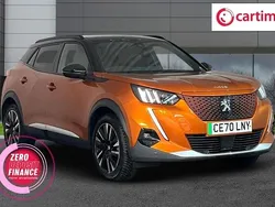 Orange Used 2021 Peugeot e-2008 GT-line SUV | £11,918 (Fair price)