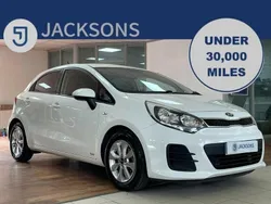 White Used 2015 Kia Rio 2 Hatchback | £7,640 (A bit pricey)