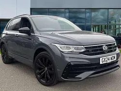 Dolphin grey metallic Used 2024 VW Tiguan Black Edition SUV | £32,715 (Fair price)