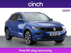 Blue Used 2021 VW T-Roc R-line SUV | £20,299 (Good price)