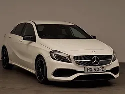 White Used 2016 Mercedes A200 AMG Line Premium Hatchback | £12,498 (Fair price)