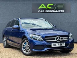 Blue Used 2017 Mercedes C350e Estate | £10,495 (Fair price)