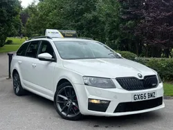 White Used 2015 Skoda Octavia vRS Estate | £7,750 (A bit pricey)
