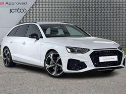 White Used 2023 Audi A4 Black Edition Estate | £29,119 (Expensive)