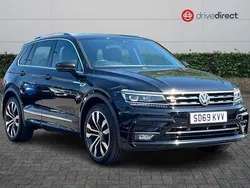 Black Used 2019 VW Tiguan R-line SUV | £21,750 (Fair price)