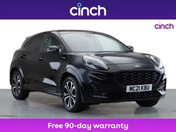 Black Used 2021 Ford Puma ST-Line SUV | £13,599 (Fair price)