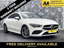 White Used 2019 Mercedes CLA220 AMG line Sedan | £22,095 (Good price)