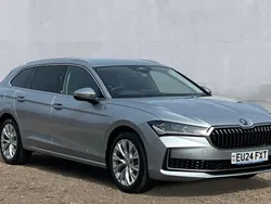 Pebble silver metallic Used 2024 Skoda Superb SE L Estate | £28,750 (Expensive)