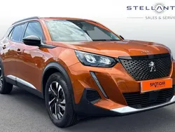 Orange Used 2022 Peugeot 2008 Allure Premium SUV | £16,733 (Fair price)
