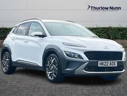 White Used 2022 Hyundai Kona Premium SUV | £17,599 (Fair price)
