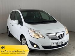 White Used 2012 Vauxhall Meriva MPV | £2,490 (Fair price)