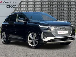 Black Used 2021 Audi Q4 e-tron S-Line SUV | £21,949 (A bit pricey)