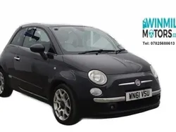 Black Used 2011 Fiat 500 Lounge Hatchback | £2,395 (Expensive)