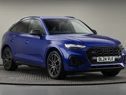 Ultra blue metallic Used 2024 Audi SQ5 Sportback Black Edition SUV | £52,000