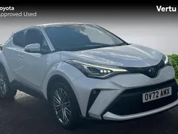 White Used 2022 Toyota C-HR SUV | £21,361 (A bit pricey)