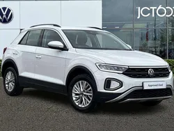 White Used 2022 VW T-Roc Life SUV | £21,360 (Fair price)