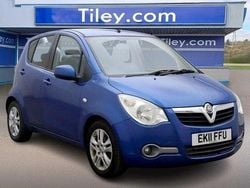 Blue Used 2011 Vauxhall Agila Hatchback | £5,490