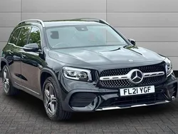 Black Used 2021 Mercedes GLB200 AMG line SUV | £25,450 (Fair price)