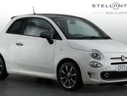White Used 2017 Fiat 500 S Hatchback | £6,321 (Fair price)