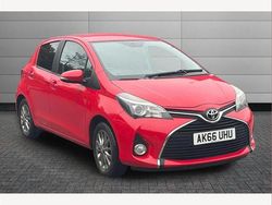 Red Used 2017 Toyota Yaris Hatchback | £10,850 (Fair price)
