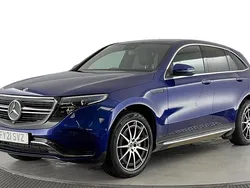 Blue Used 2021 Mercedes EQC400 AMG line SUV | £21,920 (Good price)