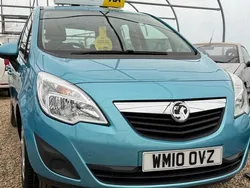 Blue Used 2010 Vauxhall Meriva S MPV | £1,999 (Fair price)