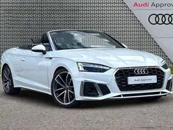 White Used 2021 Audi A5 Cabriolet S-Line Cabriolet | £30,995 (Expensive)