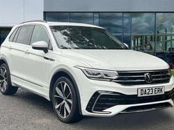 White Used 2023 VW Tiguan R-line SUV | £29,610 (Fair price)