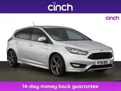 Silver Used 2018 Ford Focus ST-Line X Hatchback | £9,599 (Good price)