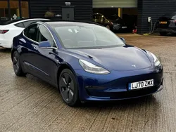 Blue Used 2020 Tesla Model 3 Long Range Sedan | £17,495 (Good price)