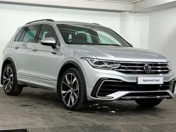 Silver Used 2023 VW Tiguan R-line SUV | £33,495 (A bit pricey)