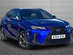 Azure blue Used 2024 Lexus UX 250h Sport Line SUV | £27,895 (Expensive)