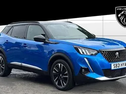 Blue Used 2020 Peugeot 2008 GT-line SUV | £14,300 (A bit pricey)