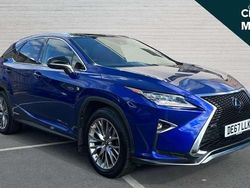 Blue Used 2017 Lexus RX450h Sport Line SUV | £22,786 (Fair price)