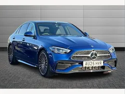 Blue Used 2025 Mercedes C200 AMG Line Premium Plus Sedan | £39,990