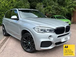 Silver Used 2018 BMW X5 M Sport SUV | £19,422 (Fair price)