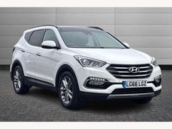 White Used 2016 Hyundai Santa Fe Premium SE SUV | £12,790 (Fair price)