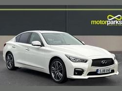 Pure white Used 2018 Infiniti Q50 Sport Tech Sedan | £10,500 (Fair price)