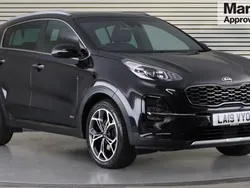 Black Used 2019 Kia Sportage GT-Line S SUV | £17,230 (Fair price)