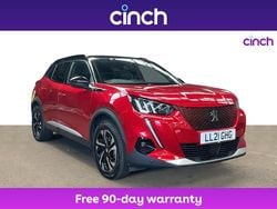 Red Used 2021 Peugeot e-2008 GTi SUV | £13,549 (Fair price)
